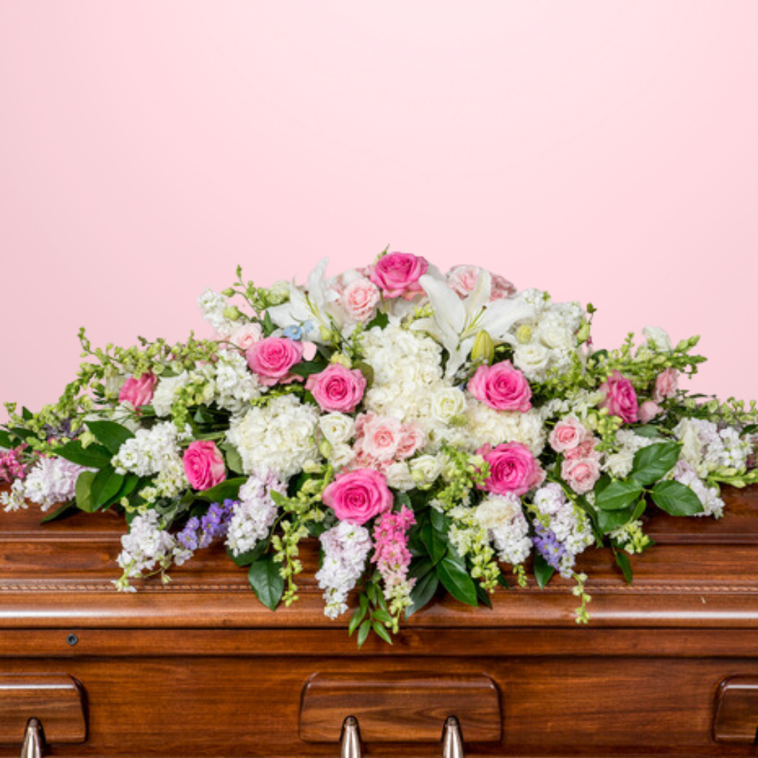 Heavenly Arrival Casket Spray